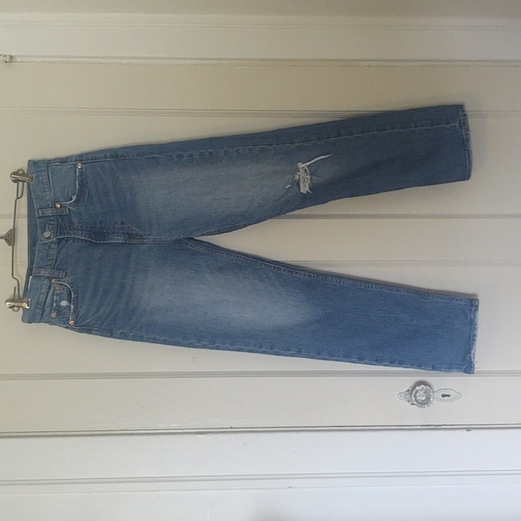Gap Cheeky Straight Sky High Rise Jeans Sz 27 / 4R - Picture 1 of 7